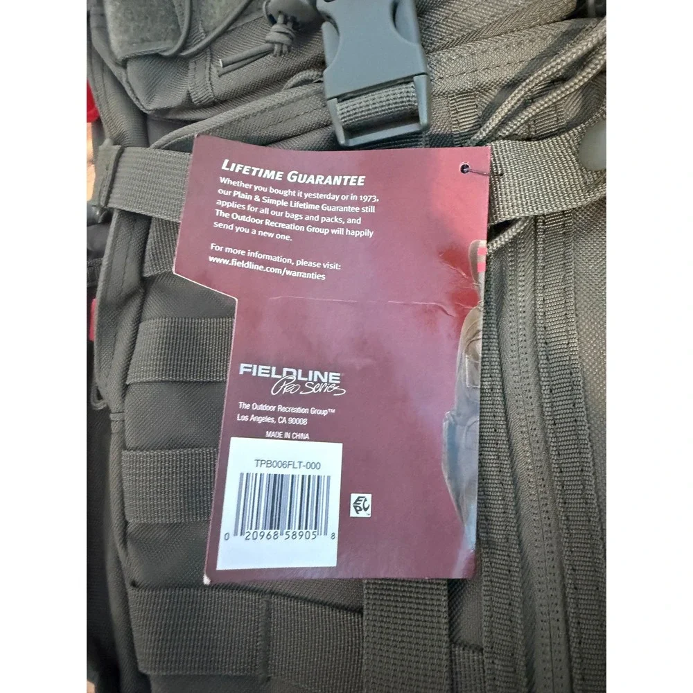 Fieldline Pro Series Roe Sling Pack Tactical Hunting Backpack MOLLE NWT Green